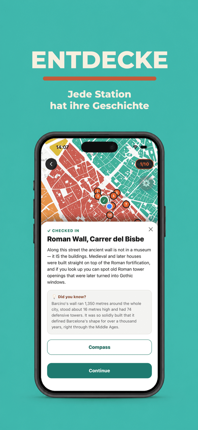 Discover — each stop opens its story