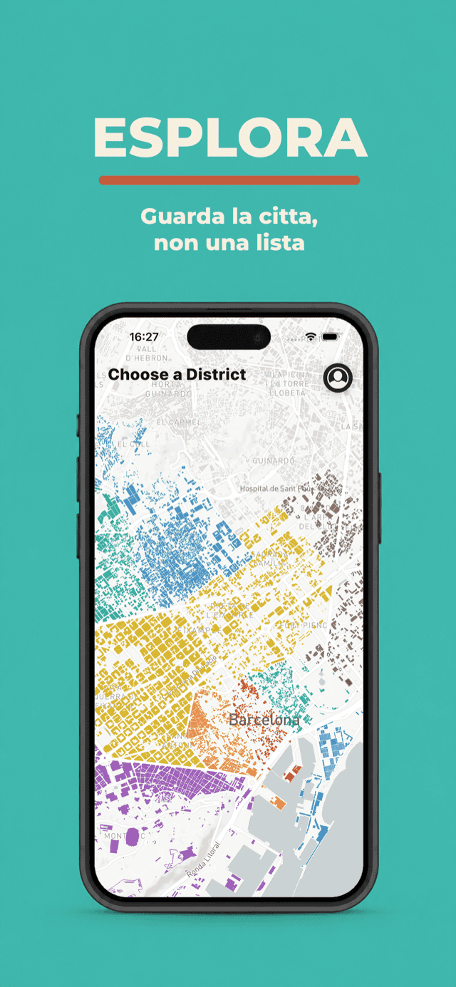 Explore — pick a district on the coloured map