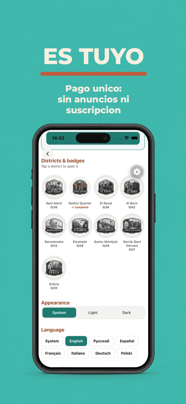 Own it — buy once, no ads, no subscription
