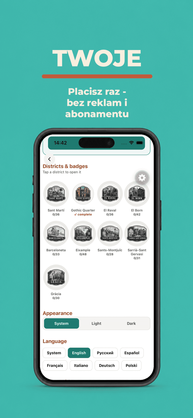 Own it — buy once, no ads, no subscription